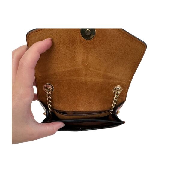 Sandro Women's Leather Black/Multi Mini Chained Crossbody Bag - Picture 5 of 8